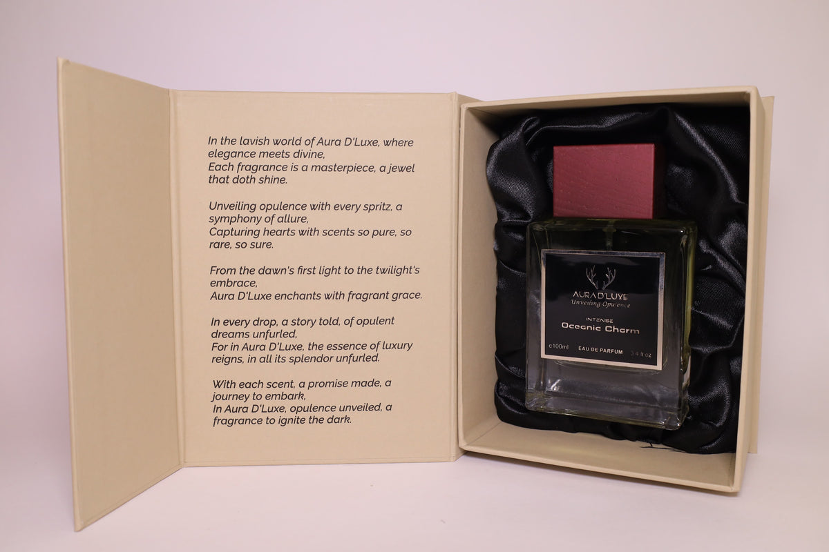Oceanic Charm Eau de Parfum for Men, studio photo