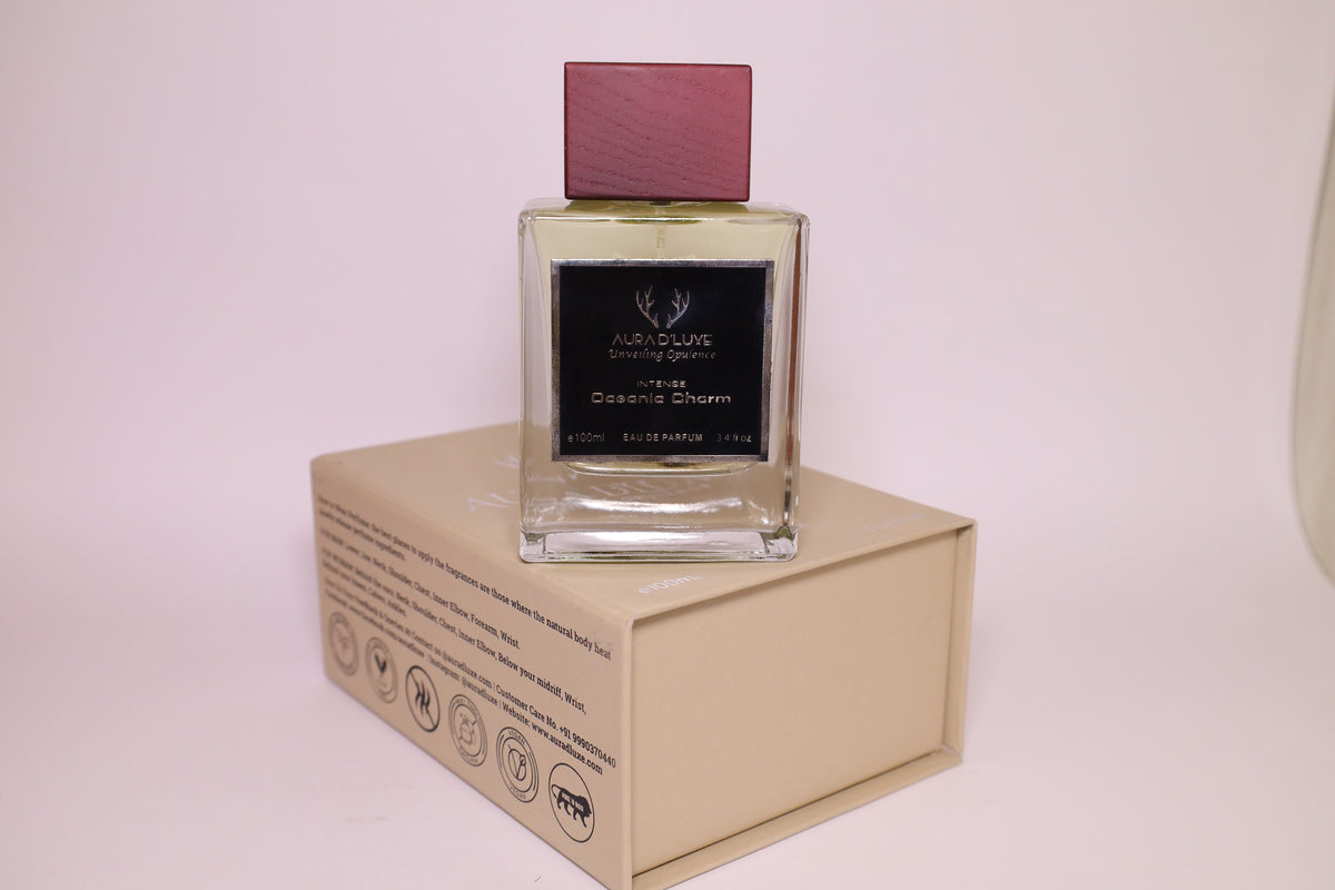 Oceanic Charm Eau de Parfum for Men, studio photo