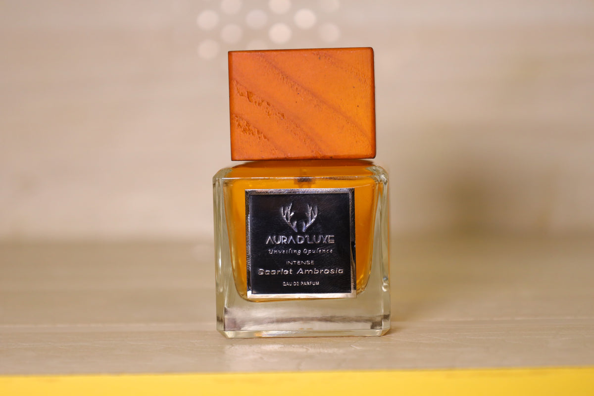 Scarlet Ambrosia Unisex Eau de Parfum, studio photo