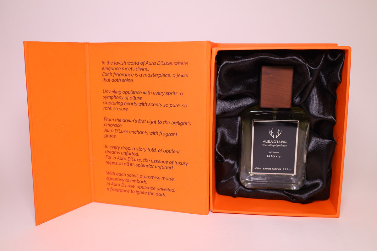 Glory Eau de Parfum for Men, studio photo